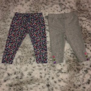 ‼️✨2 for $10✨‼️ Carters 6 Month 2 Piece Leggings